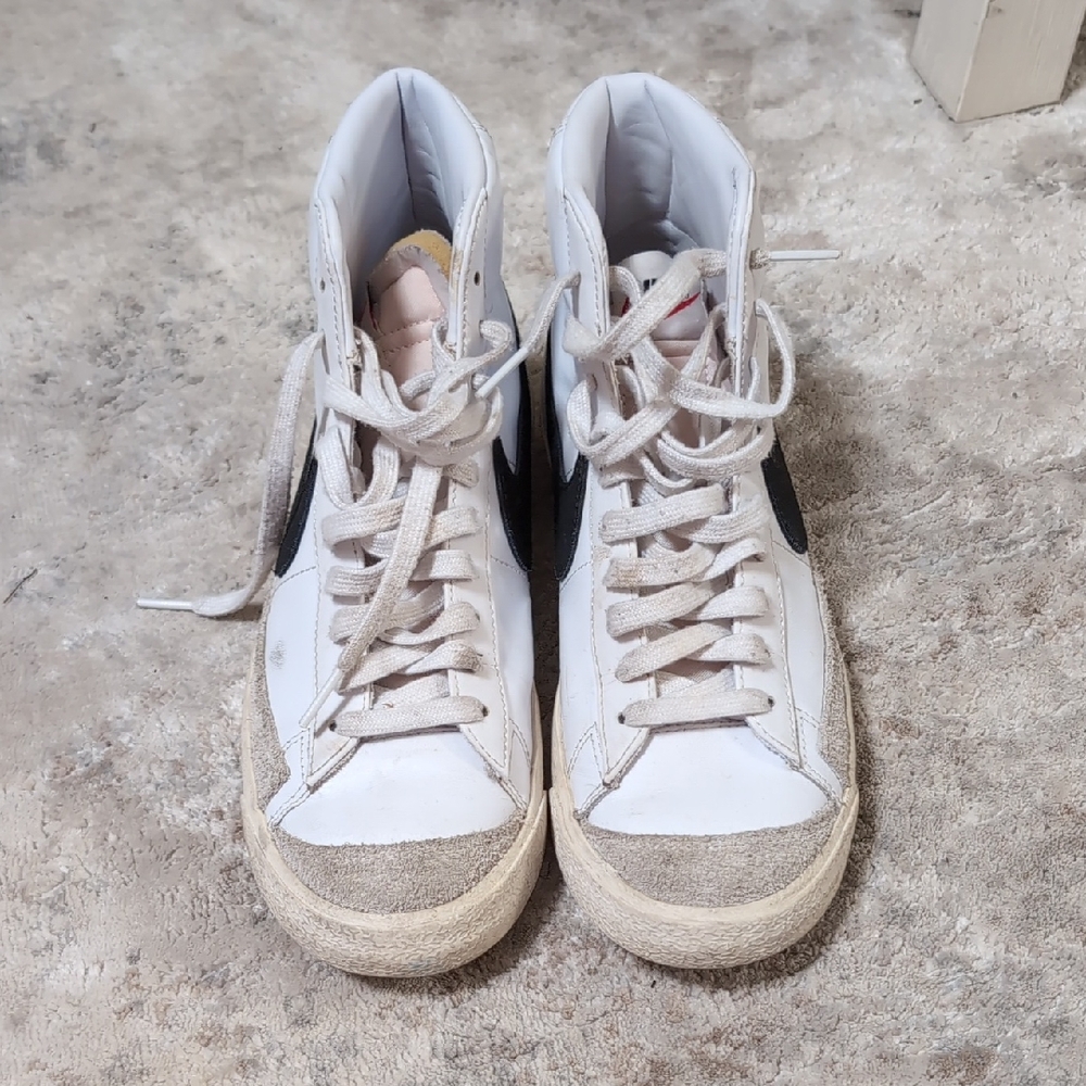 Nike White High-Top Sneakers